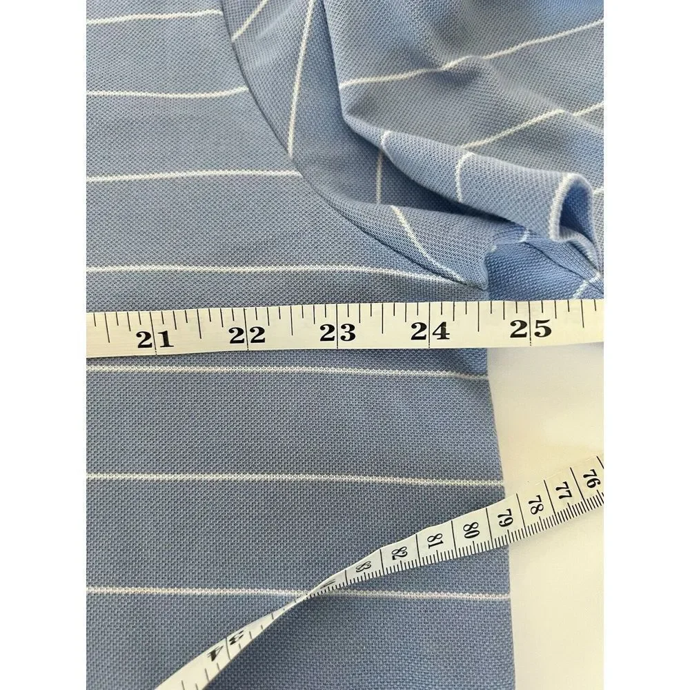 Polo‎ Golf Ralph Lauren Mens XL Blue White Stripe